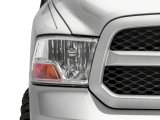 Raxiom 09-18 Dodge RAM 1500 Axial OEM Rep Headlights w/ Single Bulb- Chrome Housing (Clear Lens) thumbnail 4