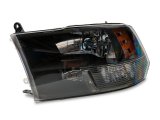 Raxiom 09-18 Dodge RAM 1500 Axial Series Euro Style Headlights w/ Dual Bulb Blk Housing (Clear Lens) thumbnail 3