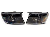 Raxiom 09-18 Dodge RAM 1500/2500/3500 Axial Series Headlights w/ LED Bar- Black Housing (Clear Lens) thumbnail 9