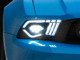 Raxiom 10-12 Ford Mustang w/ Factory Halogen LED Projector Headlights- Black Housing (Clear Lens) thumbnail 1