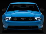 Raxiom 10-12 Ford Mustang w/ Factory Halogen LED Projector Headlights- Black Housing (Clear Lens) thumbnail 3