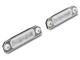 Raxiom 10-14 Ford Mustang Axial Series LED License Plate Lamps thumbnail 1