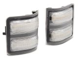 Raxiom 11-16 Ford F-250/F-350 Super Duty Axial Series LED Switchback Side Mirror Marker Lamps- Clear thumbnail 2