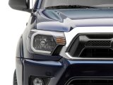 Raxiom 12-15 Toyota Tacoma Axial Series Headlights w/ LED Bar- Black Housing (Clear Lens) thumbnail 2