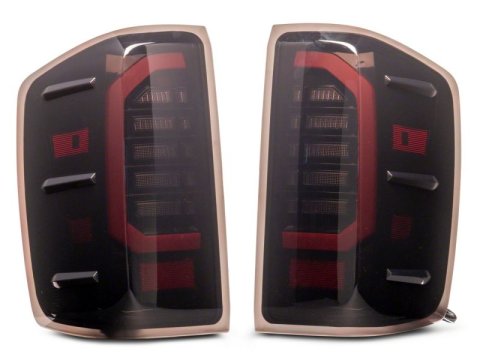 Raxiom 14-18 Chevrolet Silverado 1500 Axial Series LED Tail Lights- Black Housing (Smoked Lens) thumbnail 1