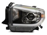 Raxiom 14-21 Toyota Tundra Axial Projector Headlights w/ SEQL LED Bar- Black Housing (Clear Lens) thumbnail 2