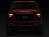 Raxiom 15-17 Ford F-150 Axial OEM Style Rep Headlights- Chrome Housing- Smoked Lens thumbnail 3