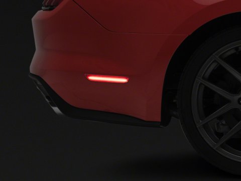 Raxiom 15-23 Ford Mustang Axial Series LED Side Marker Lights Rear- Red thumbnail 1