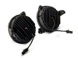 Raxiom 18-23 Jeep Wrangler JL Axial Series 9-In Angel Eye LED Headlights- Black Housing (Clear Lens) thumbnail 9
