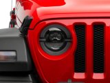 Raxiom 18-23 Jeep Wrangler JL Axial Series 9-In LED Angel Eye Headlights- Black Housing (Clear Lens) thumbnail 2