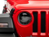 Raxiom 18-23 Jeep Wrangler JL Axial Series 9-In LED Headlights- Black Housing (Clear Lens) thumbnail 2
