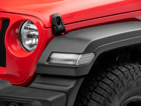 Raxiom 18-23 Jeep Wrangler JL Axial Series LED Fender Flare Marker Lights- Clear thumbnail 1