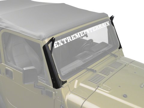 Raxiom 97-06 Jeep Wrangler TJ 50-In LED Light Bar Windshield Mount thumbnail 1