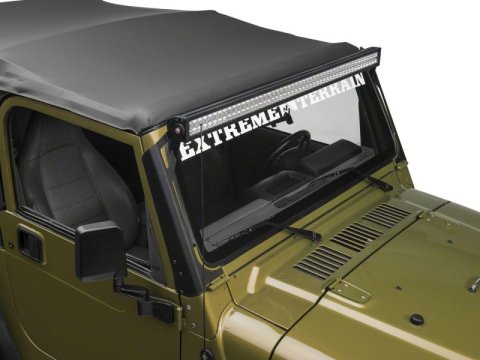 Raxiom 97-06 Jeep Wrangler TJ 50-In LED Light Bar Windshield Mount thumbnail 4