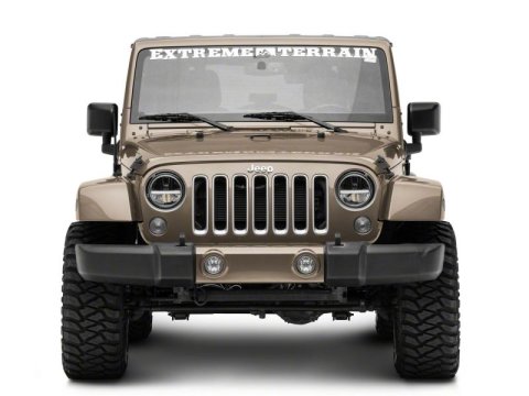 Raxiom 97-18 Jeep Wrangler TJ & JK Axial 7-In LED Headlights w/ DRL - Black Housing (Clear Lens) thumbnail 4