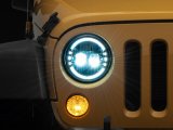 Raxiom 97-18 Jeep Wrangler TJ & JK Axial 7-In LED Headlights w/ DRL- Chrome Housing (Clear Lens) thumbnail 1