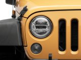 Raxiom 97-18 Jeep Wrangler TJ & JK Axial 7-In LED Headlights w/ DRL- Chrome Housing (Clear Lens) thumbnail 3