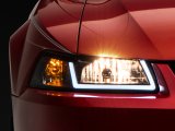Raxiom 99-04 Ford Mustang Axial Series Headlights w/ LED Bar- Black Housing (Clear Lens) thumbnail 1