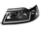Raxiom 99-04 Ford Mustang Axial Series Headlights w/ LED Bar- Black Housing (Clear Lens) thumbnail 2