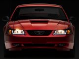 Raxiom 99-04 Ford Mustang Axial Series Headlights w/ LED Bar- Black Housing (Clear Lens) thumbnail 4