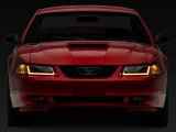 Raxiom 99-04 Ford Mustang Axial Series Headlights w/ Sequential LED Bar- Black Housing (Clear Lens) thumbnail 9