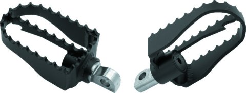 Burly Brand MX Pegs Rider - Black thumbnail 1