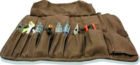 Burly Brand Voyager Tool Roll - Dark Oak thumbnail 2