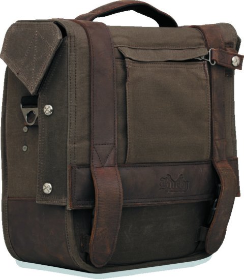 Burly Brand Voyager Saddlebag Each - Dark Oak thumbnail 2