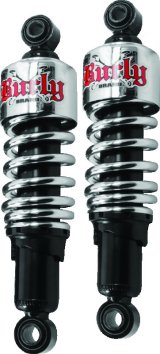Burly Brand Dyna Shocks 10.5in - Chrome thumbnail 1