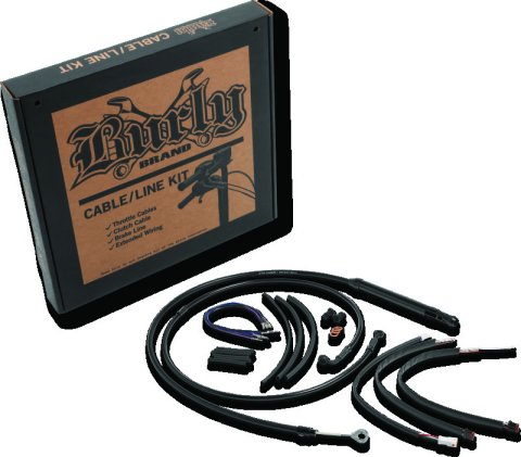 Burly Brand Bagger Control Kit 16in Ape - Black thumbnail 2