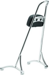 Burly Brand Tall Sissy Bar 20in - Chrome thumbnail 2