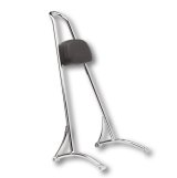 Burly Brand Tall Sissy Bar 20in - Chrome thumbnail 2