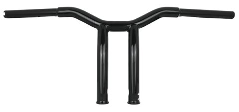 Burly Brand Dominator Raked Bar 10in - Gloss Black thumbnail 3