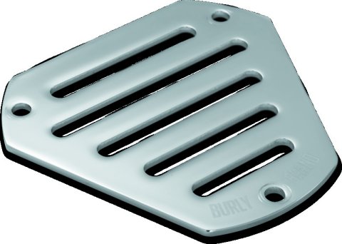 Burly Brand Hex Faceplate Slotted - Chrome thumbnail 1