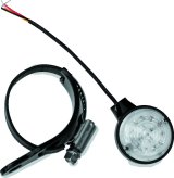 Burly Brand LED Turn Signals Fork Mount Universal - Black/Amber thumbnail 1