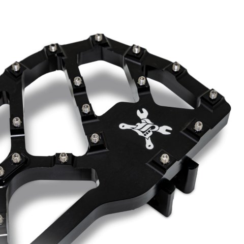 Burly Brand H-D MX- Evolution Floorboards - Black thumbnail 2