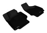 3D MAXpider 2008-2015 Audi TT/TTS Kagu 1st Row Floormat - Black thumbnail 1