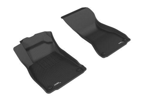 3D MAXpider 2017-2019 Audi A4/S4/A5/S5 Kagu 1st Row Floormat - Black thumbnail 1