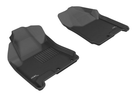 3D MAXpider 2010-2016 Cadillac SRX Kagu 1st Row Floormat - Black thumbnail 1