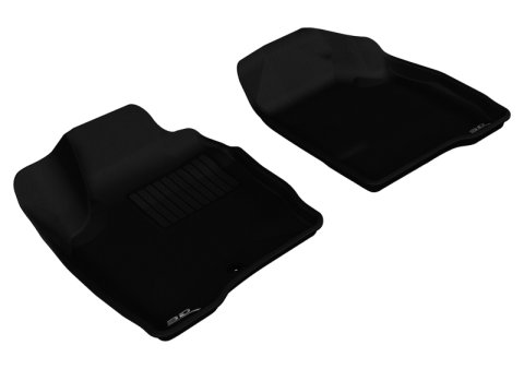 3D MAXpider 2006-2013 Chevrolet Impala/Impala Limited Kagu 1st Row Floormat - Black thumbnail 1