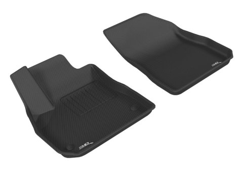 3D MAXpider 2016-2020 Chevrolet Malibu Kagu 1st Row Floormat - Black thumbnail 1
