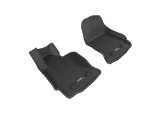 3D MAXpider 2015-2019 Chevrolet Corvette Kagu 1st Row Floormat - Black thumbnail 1