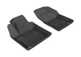 3D MAXpider 2007-2010 Chrysler Sebring Sedan Kagu 1st Row Floormat - Black thumbnail 1