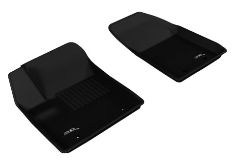3D MAXpider 2012-2014 Chrysler/Dodge 200/Avenger Kagu 1st Row Floormat - Black thumbnail 1