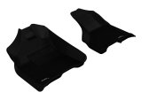 3D MAXpider 2009-2012 Dodge Ram 1500 Crew Cab/2500/3500/Crew Cab Kagu 1st Row Floormat - Black thumbnail 9