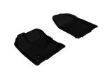 3D MAXpider 2007-2014 Ford Edge Kagu 1st Row Floormat - Black thumbnail 1