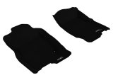 3D MAXpider 2006-2010 Ford Explorer Kagu 1st Row Floormat - Black thumbnail 1