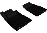 3D MAXpider 2005-2009 Ford Mustang Kagu 1st Row Floormat - Black thumbnail 1