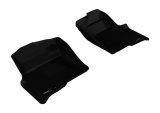 3D MAXpider 2009-2010 Ford F-150 Regular/Supercab/Supercrew Kagu 1st Row Floormat - Black thumbnail 1