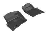 3D MAXpider 2010-2014 Ford F-150 Regular/Supercab/Supercrew Kagu 1st Row Floormat - Black thumbnail 9